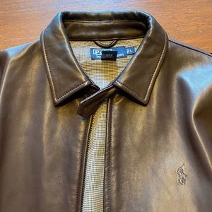 Polo by Ralph Lauren leather jacket size large